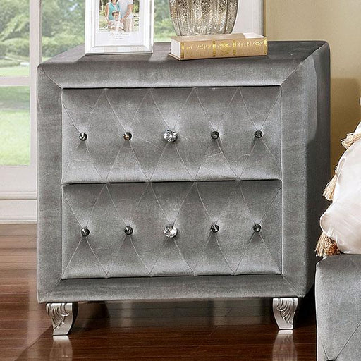 Alzir Night Stand Gray - Furniture Home Store (Hanford, CA)