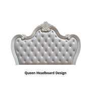 Ventresca E.King & Queen Bed White & Chrome - Furniture Home Store (Hanford, CA)