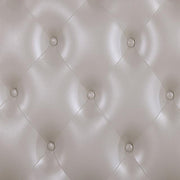 Ventresca E.King & Queen Bed White & Chrome - Furniture Home Store (Hanford, CA)