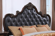 Ventresca E.King & Queen Bed White & Chrome - Furniture Home Store (Hanford, CA)