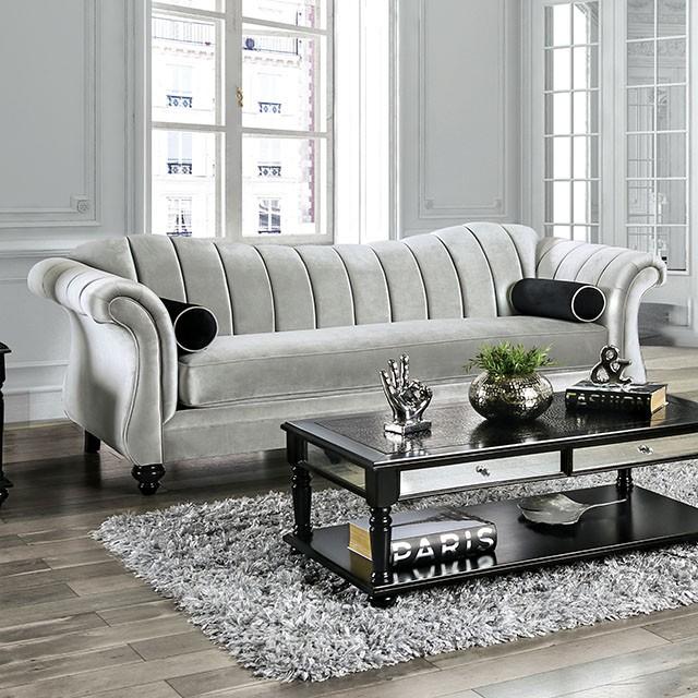 Marvin Pewter Sofa - Furniture Home Store (Hanford, CA)