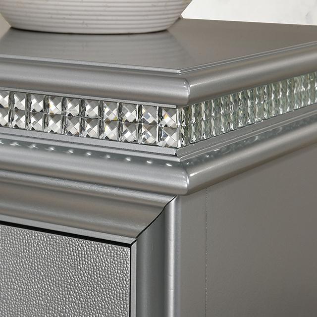 MADDIE Chest, Silver - Furniture Home Store (Hanford, CA)