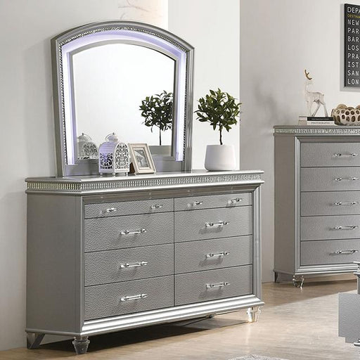 MADDIE Dresser, Silver - Furniture Home Store (Hanford, CA)