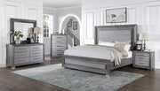 RAIDEN Cal.King, E.King, & Queen Bed, Gray - Furniture Home Store (Hanford, CA)