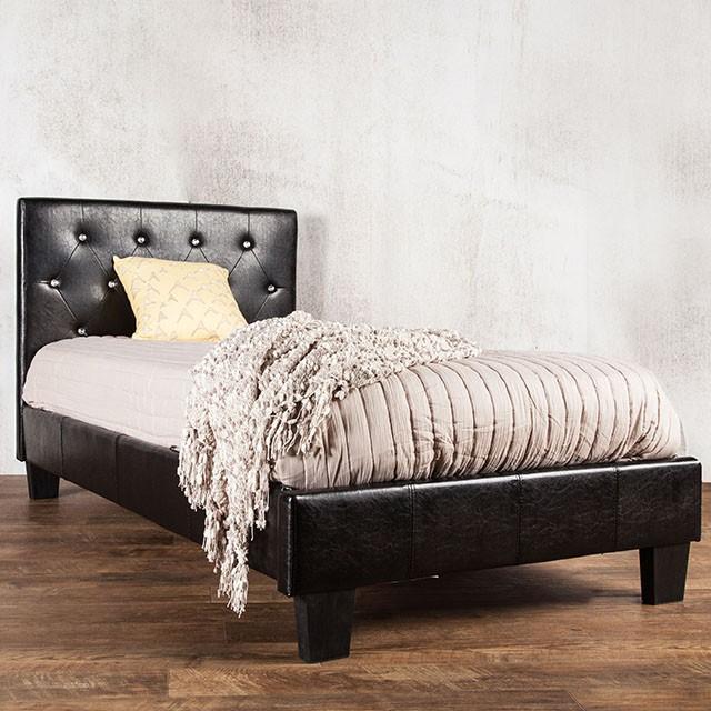 Velen Black Cal.King, E.King, Full, & Twin Bed Black & White - Furniture Home Store (Hanford, CA)
