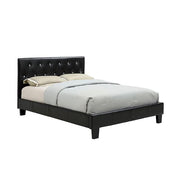 Velen Black Cal.King, E.King, Full, & Twin Bed Black & White - Furniture Home Store (Hanford, CA)