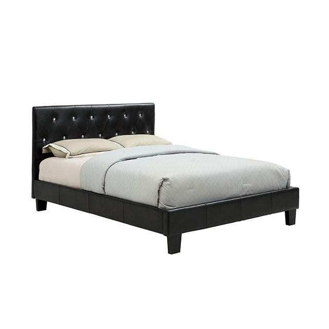 Velen Black Cal.King, E.King, Full, & Twin Bed Black & White - Furniture Home Store (Hanford, CA)