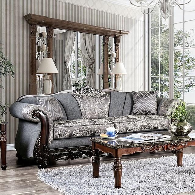 Newdale Gray Sofa - Furniture Home Store (Hanford, CA)