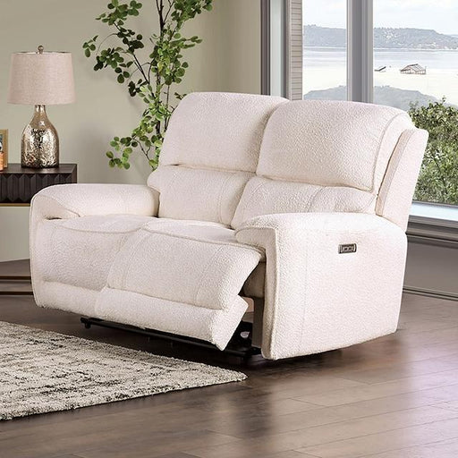 MORCOTE Power Loveseat, Beige - Furniture Home Store (Hanford, CA)