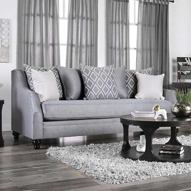 Nefyn Gray Sofa - Furniture Home Store (Hanford, CA)
