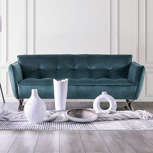 Civellutino Sofa Teal - Furniture Home Store (Hanford, CA)
