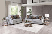 SKYLINE Sofa, Light Gray/Brown - Furniture Home Store (Hanford, CA)