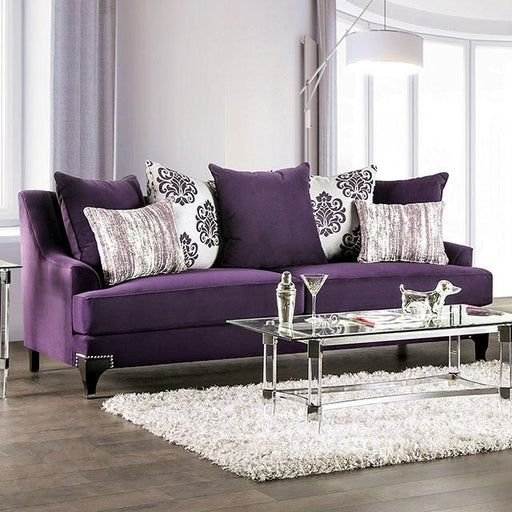 Sisseton Purple Sofa - Furniture Home Store (Hanford, CA)