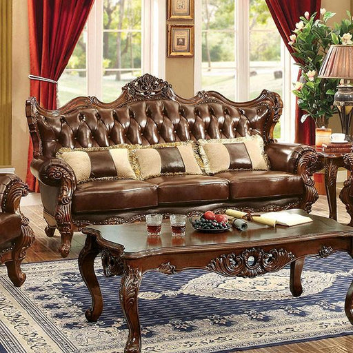 Jericho Brown/Dark Oak Sofa - Furniture Home Store (Hanford, CA)
