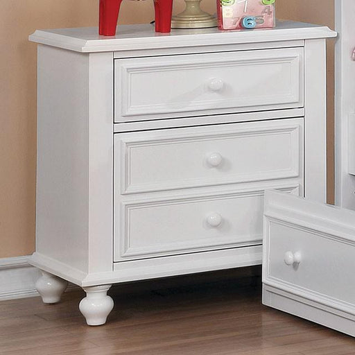 OLIVIA White Night Stand - Furniture Home Store (Hanford, CA)