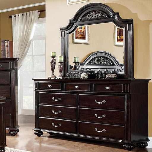 Syracuse Dark Walnut Dresser - Furniture Home Store (Hanford, CA)