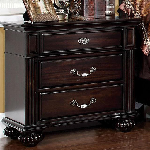 Syracuse Dark Walnut Night Stand - Furniture Home Store (Hanford, CA)
