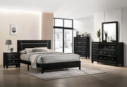 MAGDEBURG Cal.King Bed, Black & White - Furniture Home Store (Hanford, CA)