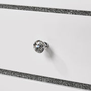 MAGDEBURG Cal.King Bed, Black & White - Furniture Home Store (Hanford, CA)