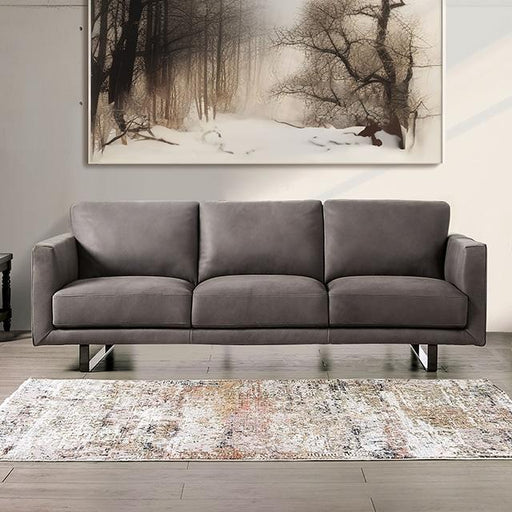 Mezzanotte Sofa Gray - Furniture Home Store (Hanford, CA)