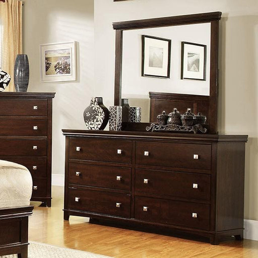Spruce Brown Cherry Dresser - Furniture Home Store (Hanford, CA)