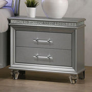MADDIE Night Stand, Silver - Furniture Home Store (Hanford, CA)