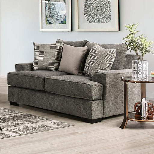 HOLBORN Loveseat, Gray - Furniture Home Store (Hanford, CA)