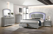 MADDIE Night Stand, Silver - Furniture Home Store (Hanford, CA)