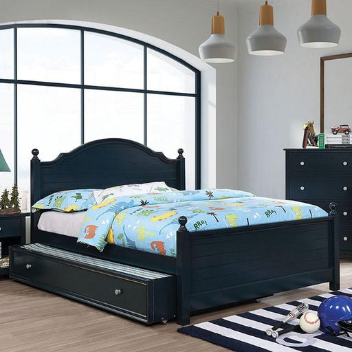 Diane Bed Blue & Gray - Furniture Home Store (Hanford, CA)