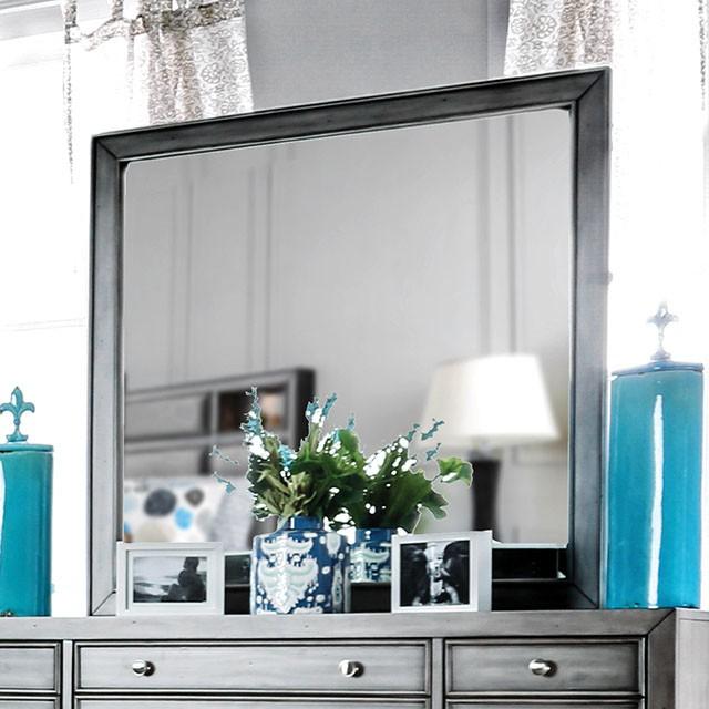 DAPHNE Gray Mirror - Furniture Home Store (Hanford, CA)