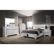 Chrissy White Night Stand - Furniture Home Store (Hanford, CA)