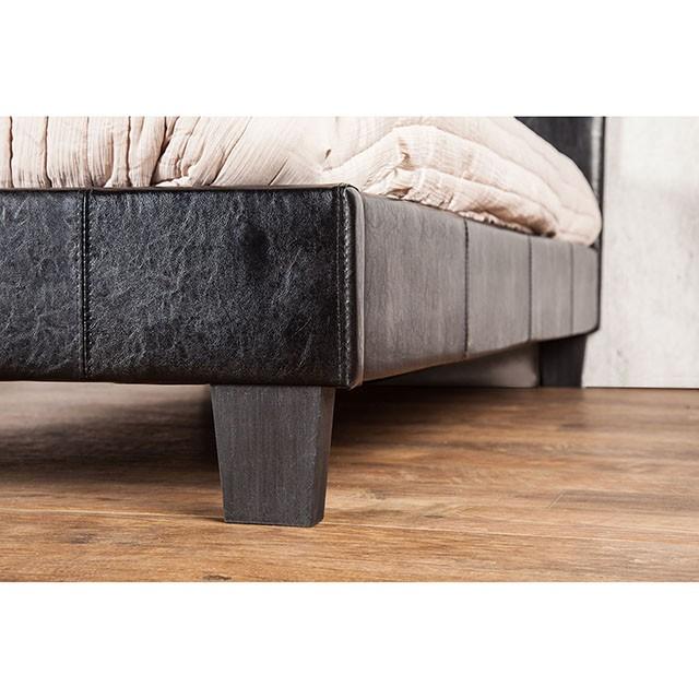 Velen Black Cal.King, E.King, Full, & Twin Bed Black & White - Furniture Home Store (Hanford, CA)
