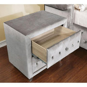 Alzir Night Stand Gray - Furniture Home Store (Hanford, CA)