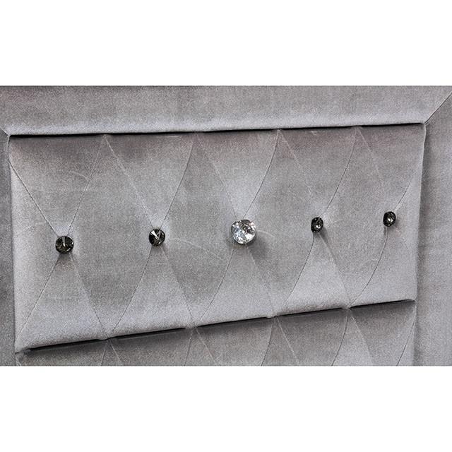 Alzir Night Stand Gray - Furniture Home Store (Hanford, CA)
