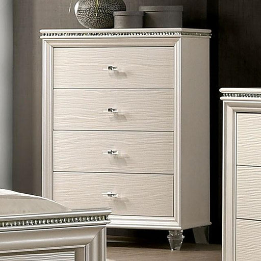 ALLIE Chest Beige & Brown - Furniture Home Store (Hanford, CA)