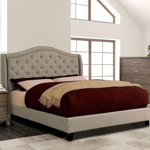 Carly Bed Grey & Brown - Furniture Home Store (Hanford, CA)