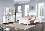 CASTILE Cal.King, E.King, Full, Queen, & Twin Bed, White, Pink, & Grey - Furniture Home Store (Hanford, CA)