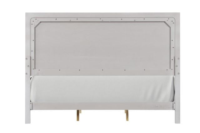 Crowthorne E.King & Queen Bed Grey & White - Furniture Home Store (Hanford, CA)