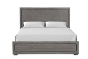 Crowthorne E.King & Queen Bed Grey & White - Furniture Home Store (Hanford, CA)