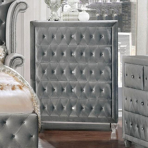 Alzir Gray & Black Chest - Furniture Home Store (Hanford, CA)