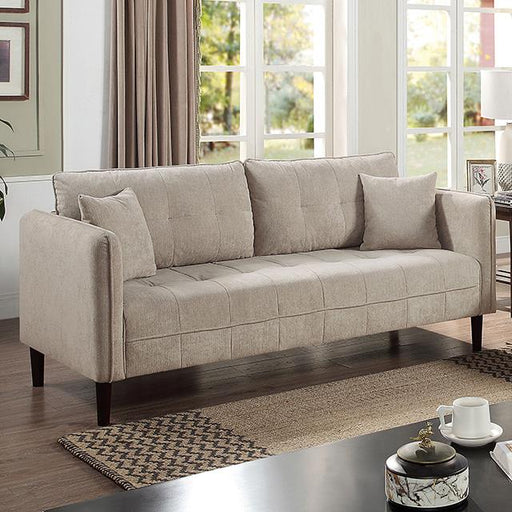LYNDA Sofa w/ Pillows, Light Gray - Furniture Home Store (Hanford, CA)
