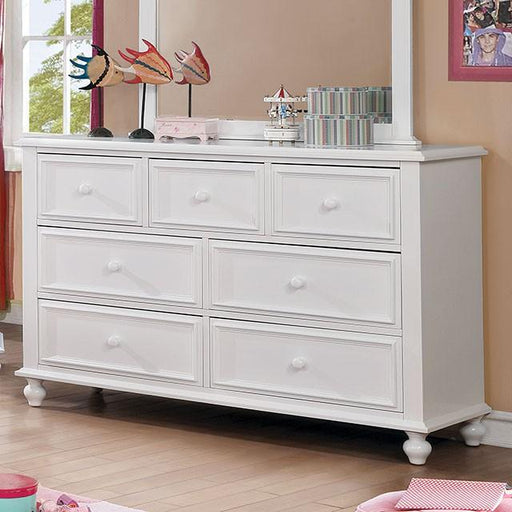 OLIVIA White Dresser - Furniture Home Store (Hanford, CA)