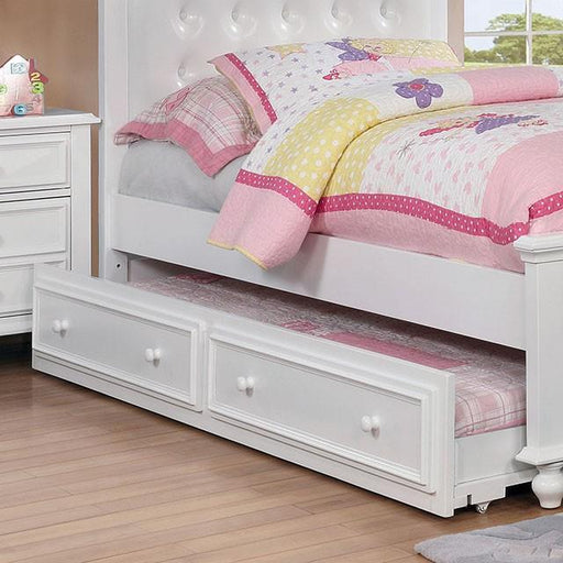 OLIVIA White Trundle - Furniture Home Store (Hanford, CA)