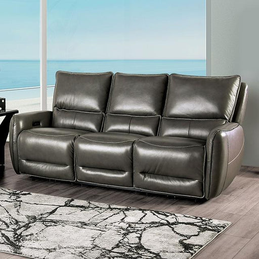 PHINEAS Power Sofa, Gray - Furniture Home Store (Hanford, CA)