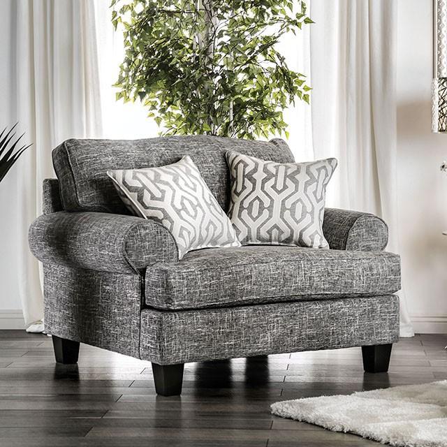 Pierpont Gray Chair - Furniture Home Store (Hanford, CA)