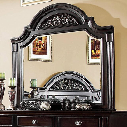Syracuse Dark Walnut Mirror - Furniture Home Store (Hanford, CA)