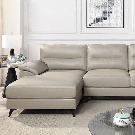 MOHLIN Sectional, Taupe - Furniture Home Store (Hanford, CA)