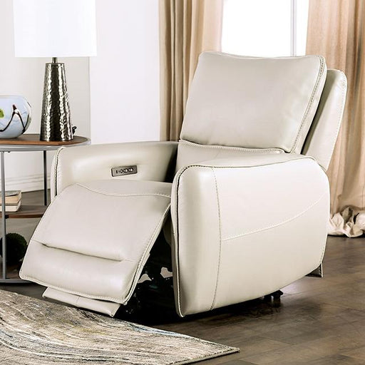PHINEAS Power Recliner, Beige - Furniture Home Store (Hanford, CA)