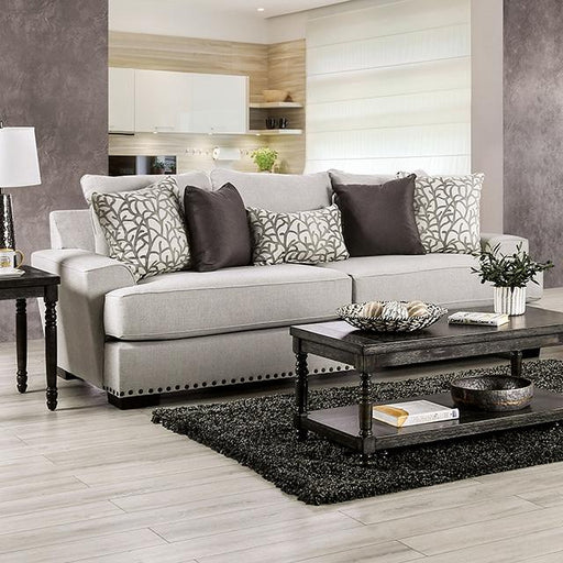 PICOTEE Sofa, Light Gray/Black - Furniture Home Store (Hanford, CA)
