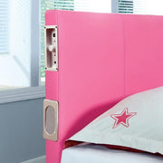 Evans Bed Espresso & Pink - Furniture Home Store (Hanford, CA)
